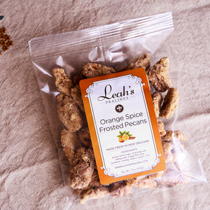 Orange Spiced Frosted Pecans