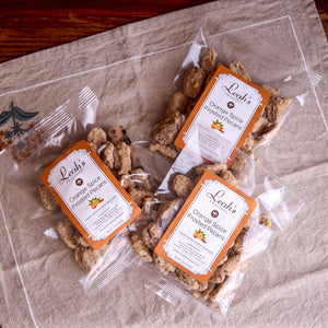 Orange Spiced Frosted Pecans