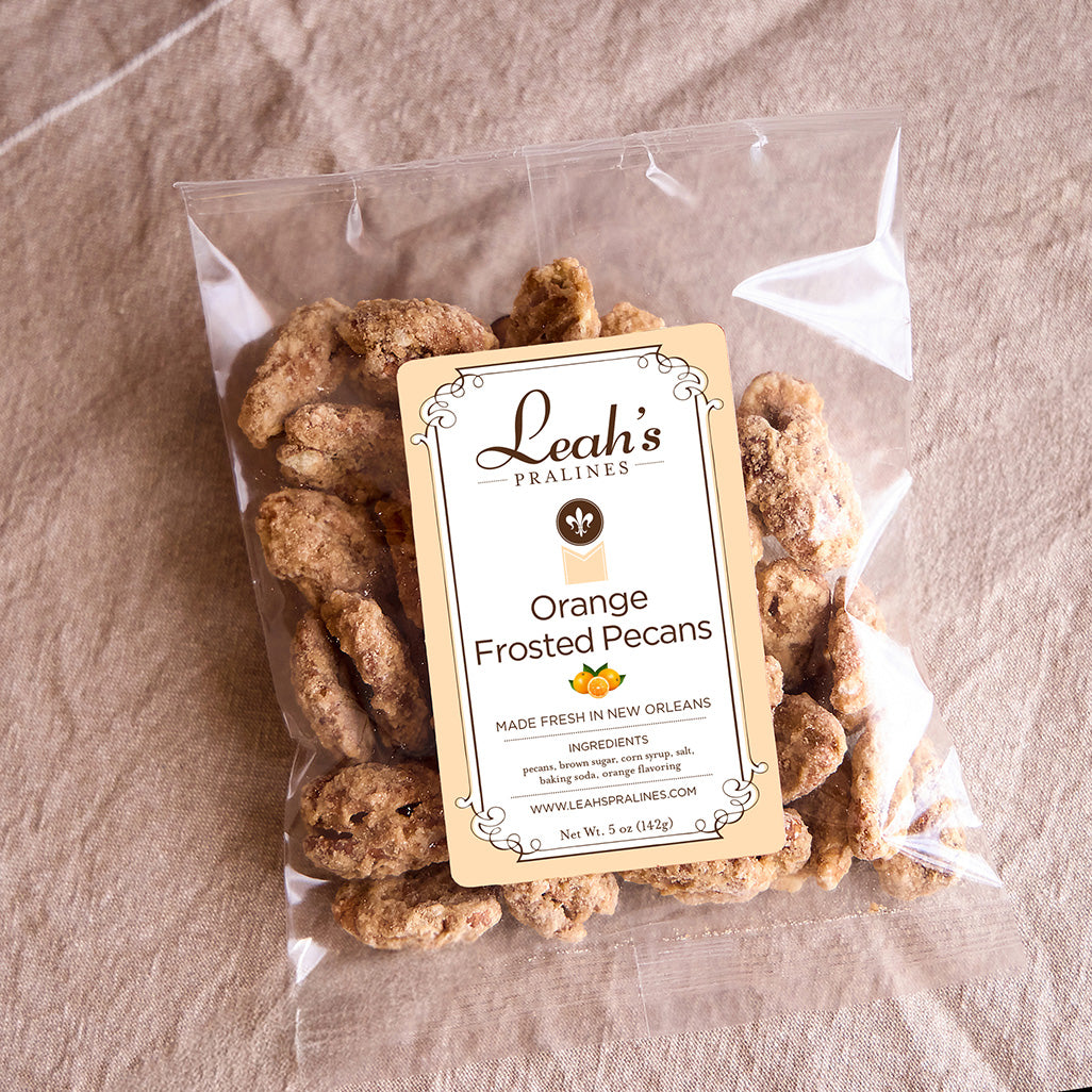 Orange Frosted Pecans