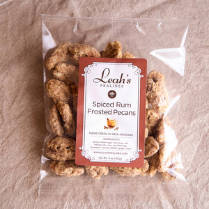 Spiced Rum Frosted Pecans