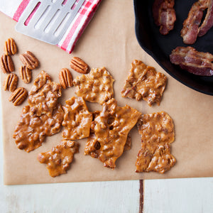 The best bacon pecan brittle! Made fresh in New Orleans. 