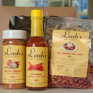 Louisiana Kitchen Kit - includes Cajun Creole seasoning, hot sauce and red beans and rice mix