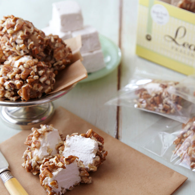 Gone to Heavens are made with marshmallow, caramel and pecans. 